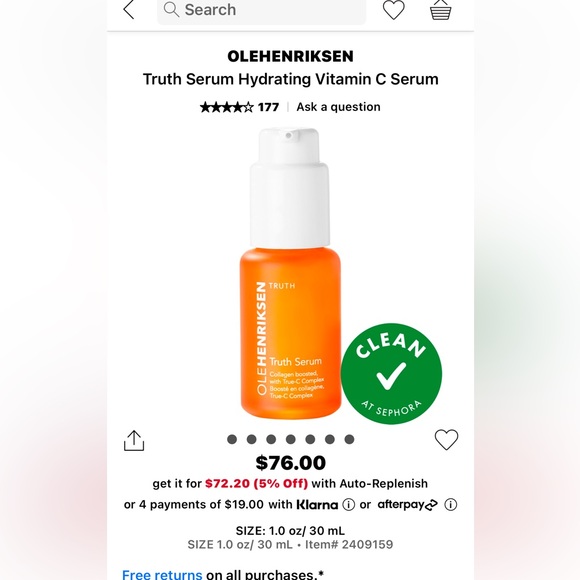 Ole Henriksen Other - BNIB OLEHENRIKEN TRUTH SERUM